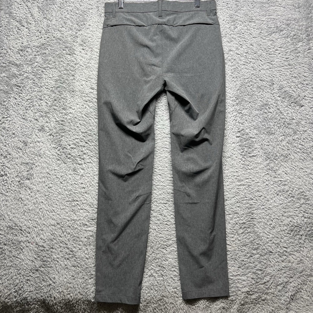Fabletics The Only Pant Slim Fit Mens 32x34 Gray Multi Pocket Water Resisant New
